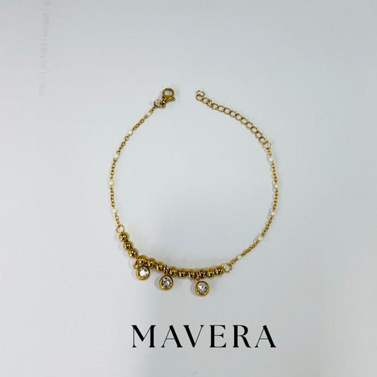 BEAD DROP CHAIN BRACELET