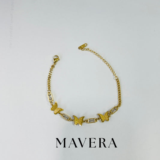 FLUTTER CHARM CHAIN BRACELET